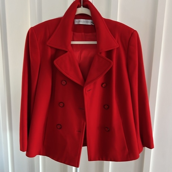 VALERIE STEVENS II Jackets & Blazers - Red wool blend VALERIE STEVENS jacket